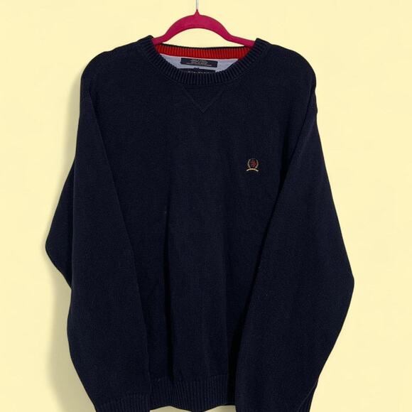 Tommy Hilfiger Navy Blue Crewneck Sweater Size XL - Picture 1 of 5